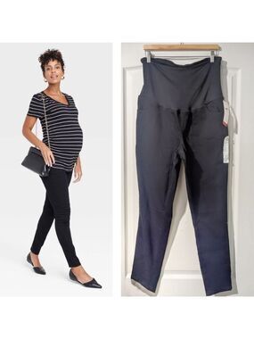 Isabel Maternity by Ingrid & Isabel | Over Belly Jeggings In Black